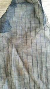 No-See-Um Mosquito Netting black with lines 54" Wide Nylon Fabric 3 yards - Picture 1 of 1