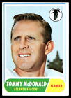 1968 Topps #99 Tommy McDonald Atlanta Falcons EX-EXMINT SET BREAK!