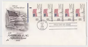 TurtlesTradingPost- Flag Over Capitol Booklet 1985 #2116- FDC Artcraft - Picture 1 of 1