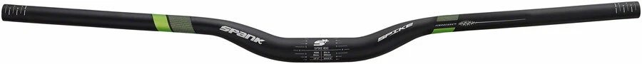 SPANK Spike 800 Vibrocore Handlebar 30mm Rise Black/green