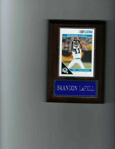 BRANDON LaFELL PLAQUE CAROLINA PANTHERS FOOTBALL NFL   C Cover