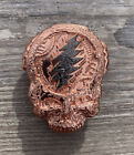 Copper 3D Stealie ??Biomechanical Grateful Dead Art Pin #?d /35