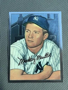 1996 TOPPS CHROME 1952 BOWMAN TRIBUTE Mickey Mantle New York Yankees #20 CLEAN! - Picture 1 of 5