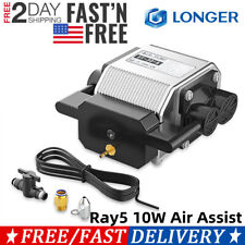 Longer Ray5 10W Laser Air Assist Kit Air Pump 30L/min for RAY5 Laser Engraving