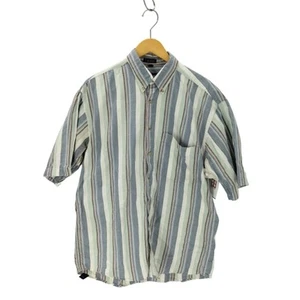 Camisa manga corta VAN HEUSEN 90S multi rayas usada BAZZ-0 - Imagen 1 de 7