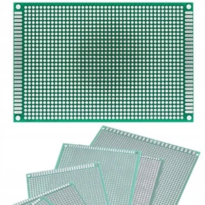 Dwustronna płyta prototypowa Rosfix 80x120mm | THT Płytka drukowana zielona - Zdjęcie 1 z 5