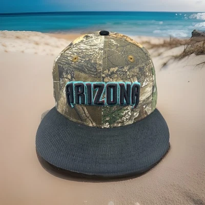 Arizona Diamondbacks Hat New Era 59Fifty Fitted "Realtree" Sz 7 5/8 Cap H113 - Image 1 of 4