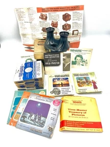 Sawyers Round View Master 1940s With 51 Reels Original Box Vintage Instructions - Picture 1 of 8