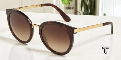 DOLCE & GABBANA DG4268 502 13 Havana Brown Gradient 52 mm Women's Sunglasses - Image 1 of 4