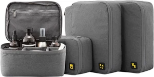 Set Di 4 Organizer Valigie Viaggio, Cubi Organizzatori Di Imballaggio, Essential - Foto 1 di 12