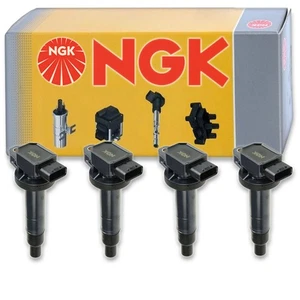 4 pc NGK Ignition Coils for 2012-2019 Toyota Prius C 1.5L L4 Spark Plug Wire kh - Picture 1 of 5