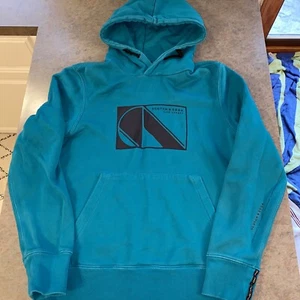 Scotch & Soda x Club Nomad Hoodie Sweatshirt Teal Mens Sz. Small EUC - Picture 1 of 11