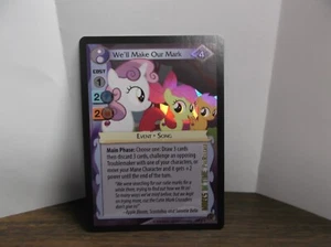 My Little Pony CCG We'll Make Our Mark Card #pf1 Marks in Time Vorabveröffentlichung Karte - Bild 1 von 2