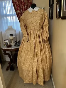 Civil War Reenactment Work Dress Size 24 - Picture 1 of 3