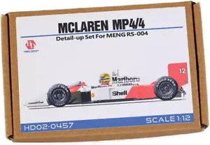 Juego de detalles Hobby Design 1:12 McLaren MP4/4 para MODELO MENG de Japón - Imagen 1 de 2