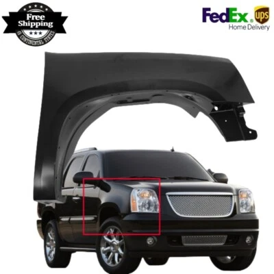 Fender Fits 2007-2014 GMC Yukon Yukon XL 1500 Front Passenger Side Primed Foto 1 de 4