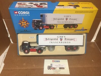 CORGI CLASSICS 1:50 GIBBS OF FRASERBURGH ATKINSON REFRIGERATED BOX TRAILER 28201 - Image 1 of 4