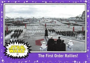 The First Order Rallies! (#81) | 2017 Journey to The Last Jedi | Purple | NM - Picture 1 of 1