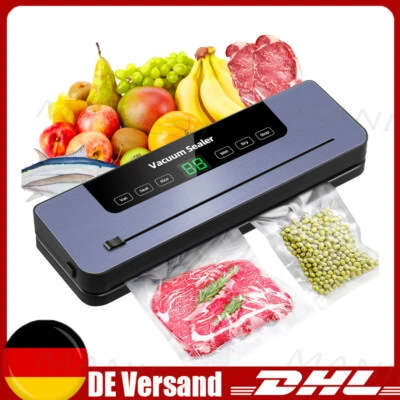 WOWSPEED 8 In1 Vakuumiergerät Vakuumierer Folienschweißgerät Vakuummaschine mit Beutel