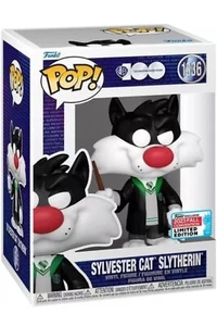 Funko Pop Animation Sylvester Cat Slytherin 2023 Summer Convention Ltd Ed New - Picture 1 of 1