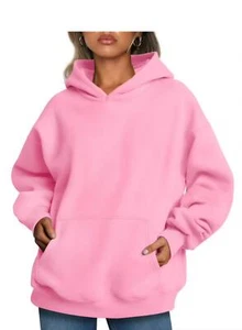 New UVN Women's Cozy Pink Hooded Sweatshirt Size LG - Picture 1 of 4