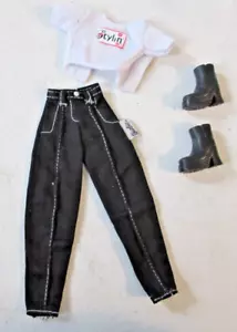 Barbie Stylin" Denim Fasiones Conjunto Muñeca Ropa - Imagen 1 de 1