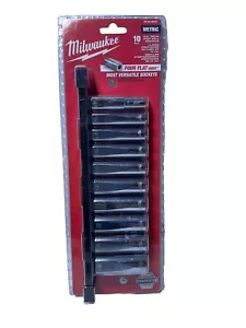 Juego de enchufes de pozo profundo Milwaukee 3/8 pulgadas unidad 10 piezas nuevo 48-22-9505 - Imagen 1 de 5