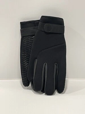 Guantes medianos de neopreno negro con agarre de silicona patrón de palma nuevos sin etiquetas Foto 1 de 4