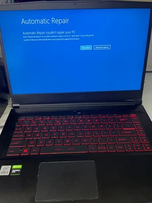 Portátil para Juegos MSI GF63 Delgado 15.6" - Core i5-10300H - 8GB DDR4-256GB SSD - Negro Foto 1 de 4