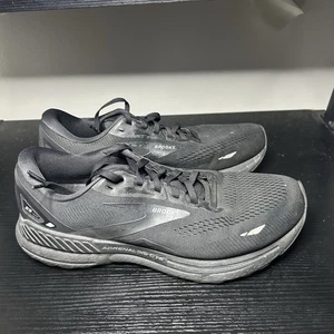 Brooks Adrenaline GTS 23 Hombres Talla 9 2E Ancho Negro Zapatos para Correr Tenis - Imagen 1 de 13