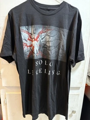 Camiseta Solo Leveling Sung Jinwoo Altar Of Blood Front Print Negra Corea Anime Foto 1 de 4