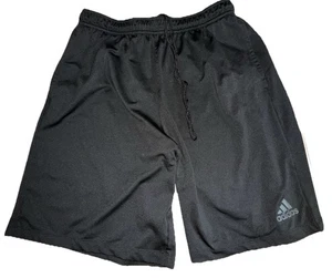 adidas CLIMALITE Athletic Black Shorts Men’s Size XL Pull On Polyester/Spandex - Picture 1 of 10