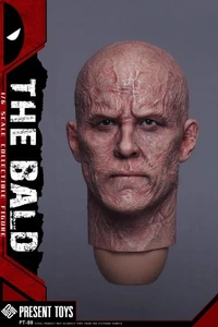 PRESENT TOYS PT-SP88 The Bald Deadpool 1/6th Head Sculpt Fit 12"" Figura Cuerpo - Imagen 1 de 6