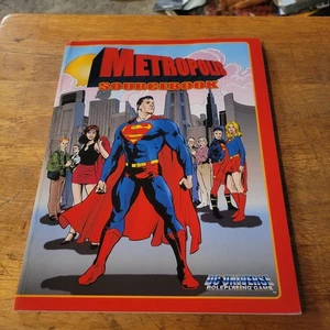 DC UNIVERSE Roleplaying METROPOLIS SOURCEBOOK D6 System West End Games 2000 - Picture 1 of 2