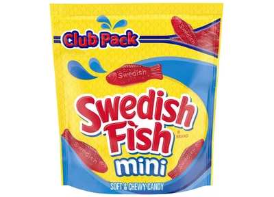 Swedish Fish Mini Soft Chewy Candy Family Size 1.8 lb Bag Fresh - Image 1 of 4