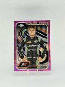 NIKITA BEDRIN 2024 Topps Cromo Fórmula 1 F1 F3 #68 Lava Fucsia 219/225 - Imagen 1 de 2