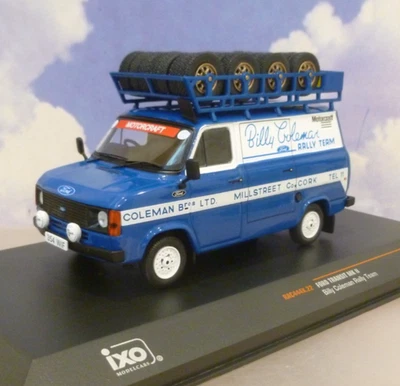 IXO 1/43 FORD TRANSIT MK2 BILLY COLEMAN RALLY TEAM ASSISTANCE SUPPORT VAN RAC444 - Image 1 of 4