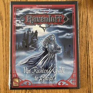 Ravenloft Van Richtens Guide to Ghosts #9355 RR5 1992 - AD&D 1e New In Shrink - Picture 1 of 3