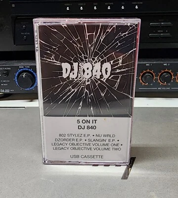 DJ 840 "5 On It" USB Cassette Five Albums Wu-Tang Lil' Wayne Bone Thugs - Image 1 of 3