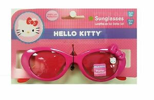 SANRIO HELLO KITTY kids Pink Shatter resistant Sunglasses 100% UV protection NWT