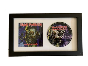 Iron Maiden Harris & Murray Firmado Auto'd Pantalla de CD Certificado Beckett - Imagen 1 de 3
