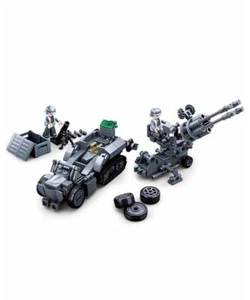 Sluban B0681 Kids Building Block Brick Army military German 4 IN 1 Set 353 Piece - Picture 1 of 3