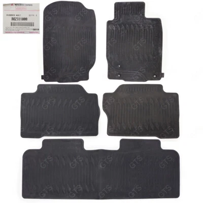 5Pcs Rubber RHD Mats Floor For Mitsubishi Pajero Sport Montero SUV 2016 2019 Foto 1 de 4