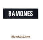 RAMONES OBLONG PATCH.SIZE 8.2 CM BY 2.4 CM