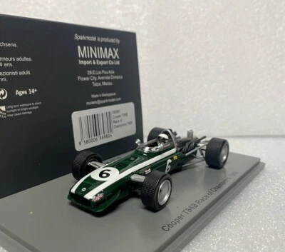 Cooper T86B No.6 Race of Champions 1968 #Spark 1/43 #S6980 - Image 1 of 2