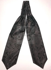 Para Hombre Marrón Cachemira Italia Diseño Gratis Estilo Informal Ascot Corbata Formal Boda - Imagen 1 de 1