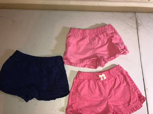 Mädchen Größe 18 Monate Carters Shorts Paket 3 Baby Mädchen Shorts rosa marineblau - Bild 1 von 10