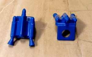 LEGO JET PACK Standard Blue Neck Brackets Nozzles Backpack Space Flight Flying - Picture 1 of 1