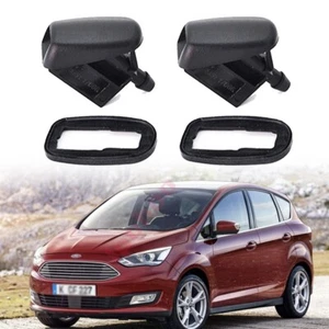 Brazo pulverizador chorro boquilla limpiaparabrisas capó delantero 2 piezas para Ford C-max - Imagen 1 de 15