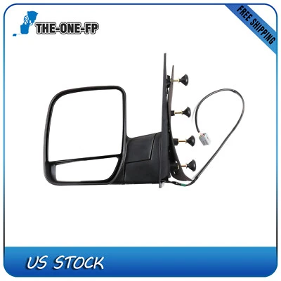 Espejo retrovisor lateral izquierdo manual eléctrico para Ford E-150 E-250 E-350 E-450 2003-2013 Foto 1 de 4